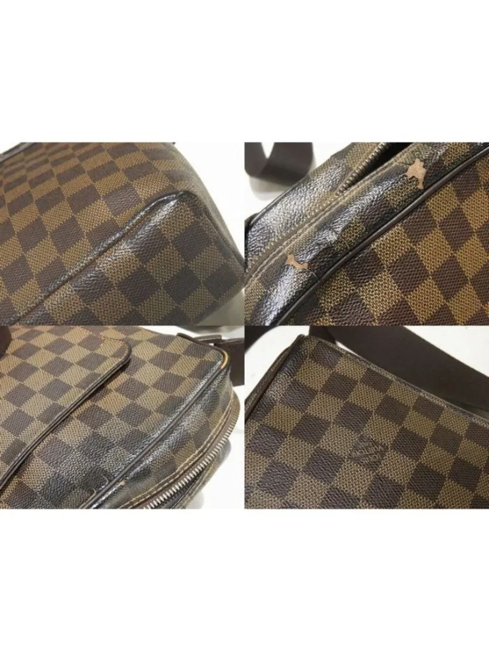 Louis Vuitton Olaf PM Shoulder Bag Damier Ebene Combined
